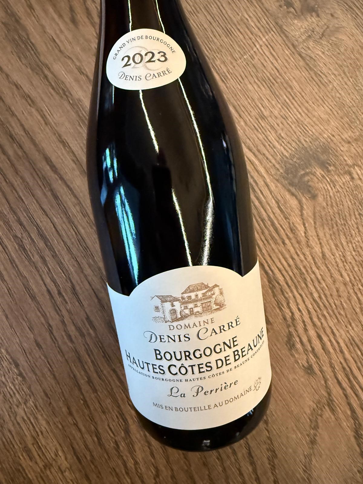 DENIS CARRE BOURGOGNE HAUTES COTES DE BEAUNE LA PERRIERE ROUGE 2023 VOL. 13.0